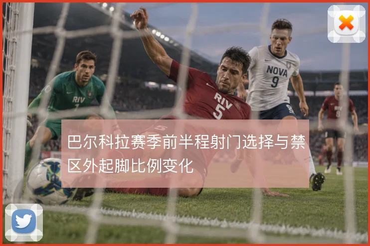 巴尔科拉赛季前半程射门选择与禁区外起脚比例变化